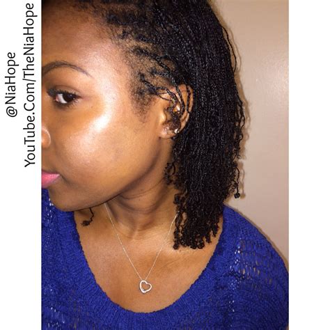 Mini Braids On Natural Hair Niahope Youtubecomtheniahope