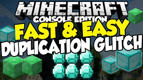 Minecraft Xbox Ps New Fast Easy Duplication Glitch Youtube