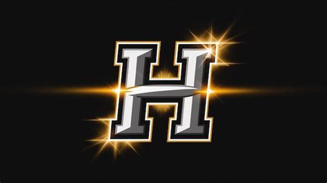 Initial Letter H Gaming Sports Style Logo Template Light Text Effect