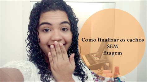 Como Finalizar Os Cachos Sem Fitagem Beatriz Guedes Youtube