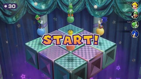 Mario Party Superstars Minigames Sonic Vs Luigi Vs Yoshi Vs Peach Bounce N Trounce Youtube