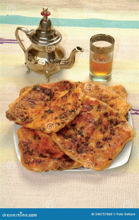 Msemen Famous Moroccan Traditional Pancake Moroccan Arabic Food