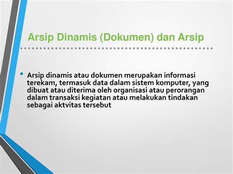 Konsep Manajemen Kearsipan Ppt Download