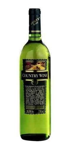 Kit C 3 Vinho Branco Suave Country Wine 750ml Frete grátis