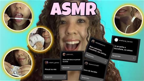 VOCÊS CONTROLARAM ESSE ASMR vários triggers relaxantes escolhidos por