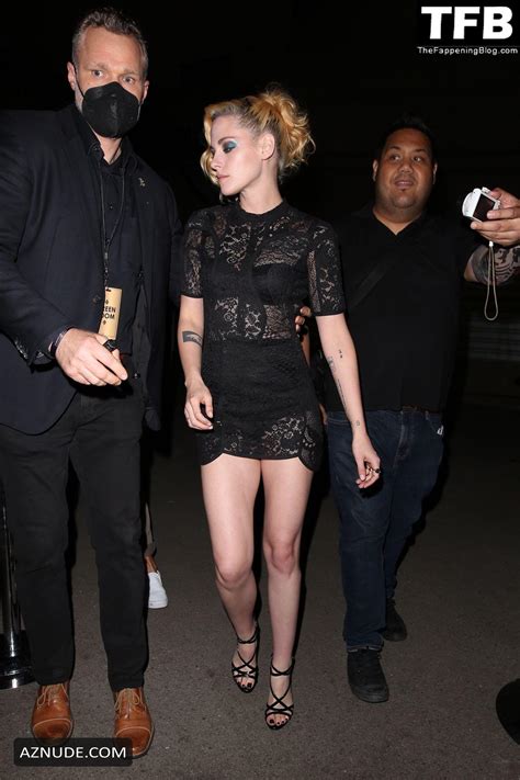 Kristen Stewart Sexy Seen Flaunting Her Hot Legs At The Hamilton Awards In LA AZNude