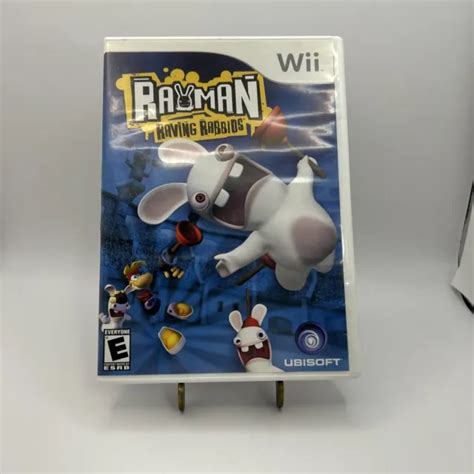 Rayman Raving Rabbids Nintendo Wii Complete W Manual Tested