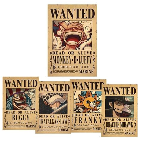 One Piece Wanted Posters Blackbeard