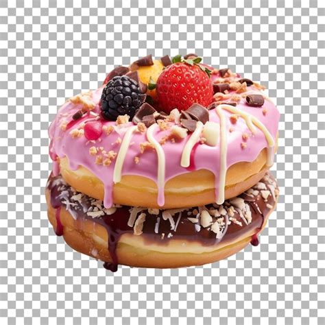 Premium Psd Donut On Transparent Background