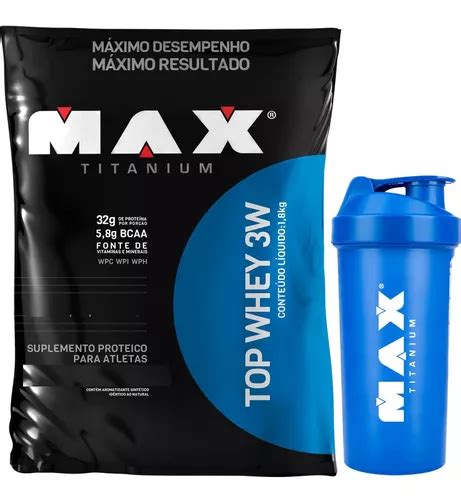 Suplemento en polvo Max Titanium Whey 100 Whey proteínas sabor