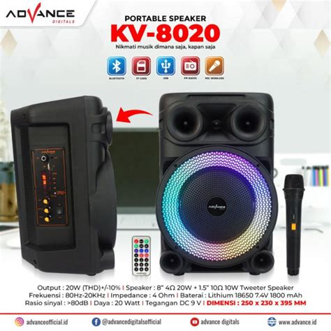 Jual Speaker Meeting Advance Kv Led Shopee Indonesia