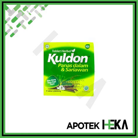 Kuldon Sariawan Strip Isi 4 Tablet Meredakan Panas Dalam Lazada