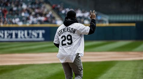 Nfl Star Tyrique Stevenson Throws First Pitch For White Sox First