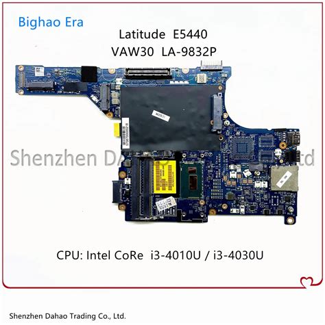 VAW30 LA 9832P Mainboard For Dell Latitude E5440 Laptop Motherboard