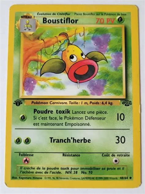 Carte PokÉmon N°4864 Boustiflor Wizards Jungle 1ère Edition Vf Eur