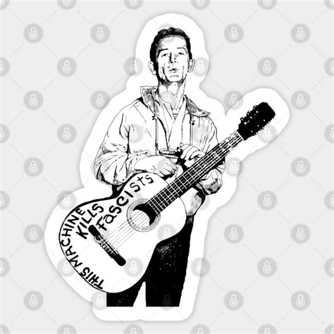 Woody Guthrie - Woody Guthrie - Sticker | TeePublic