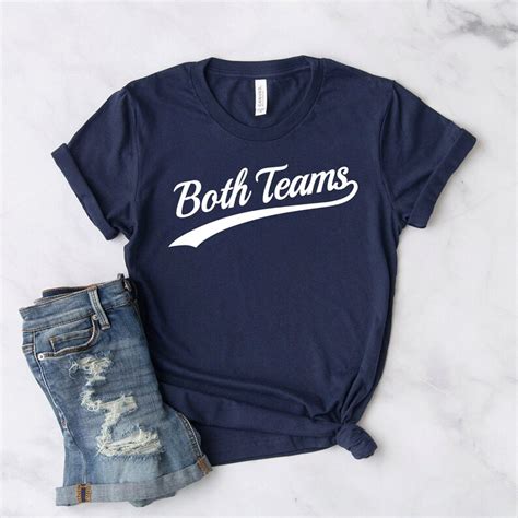 Both Teams Shirt Sportsball Shirt Funny Sports Shirt Etsy