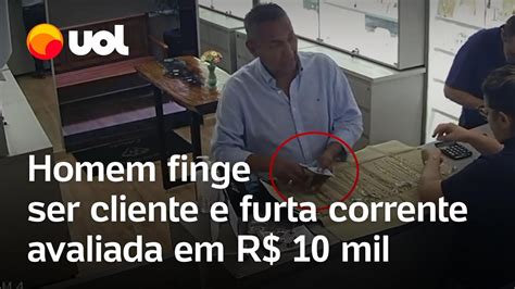 Homem Finge Ser Cliente E Furta Corrente De R Mil Em Jaboticabal