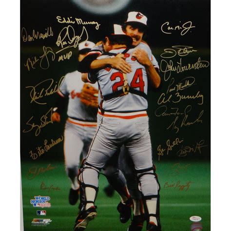 1983 Orioles World Series Champions 16x20 Photo Team-Signed by (20 ...