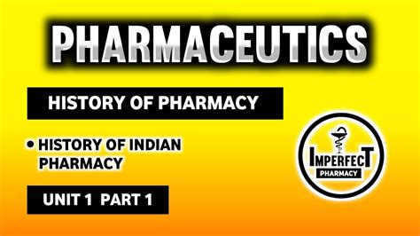 History Of Pharmacy History Of Pharmacy In India Pharmaceutics B