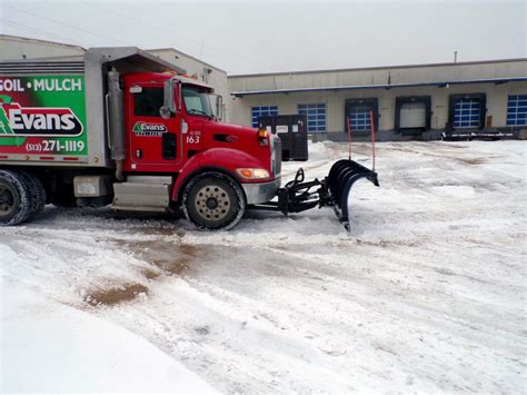 Salt & Snow Removal | Evans Landscaping