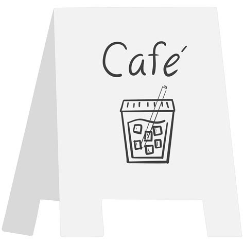 Minimal Cafe Sign 26515381 Png
