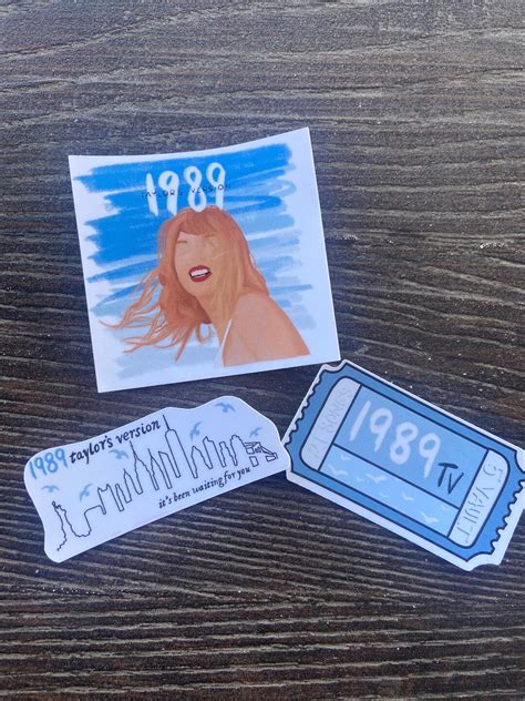 1989 Inspired Taylor Swift Stickers Water Resistant Stickers Taylors ...