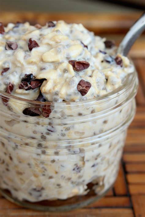 Healthy Cookie Dough Overnight Oats | Recipe | Overnight oats recipe ...