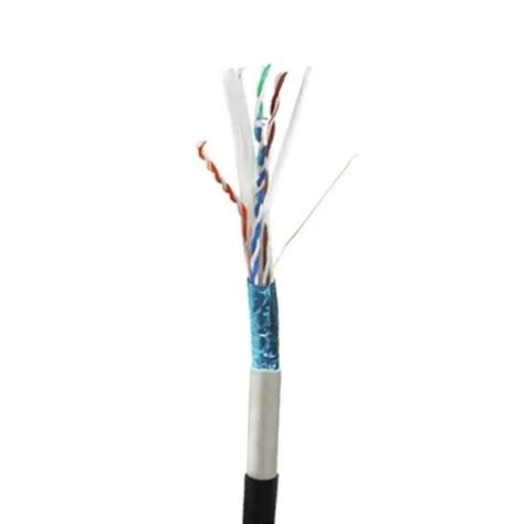 TX CABLE F UTP CAT 6 23 AWG NEGRO 305 MT EXTERIOR DOBLE CHAQUETA