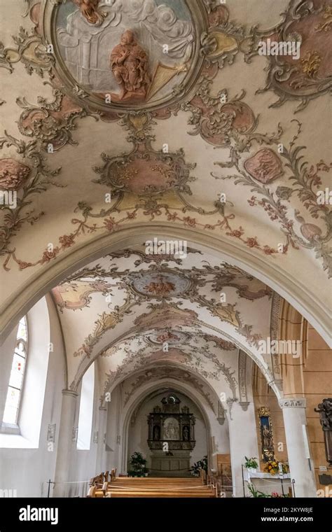 Lovely View Of The Side Aisle With The Elaborately Designed Rococo