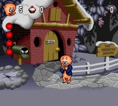 Porky Pig S Haunted Holiday Super Nintendo Screenshots