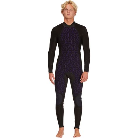 Billabong Mens Absolute Mm Back Zip Wetsuit Abyw Black