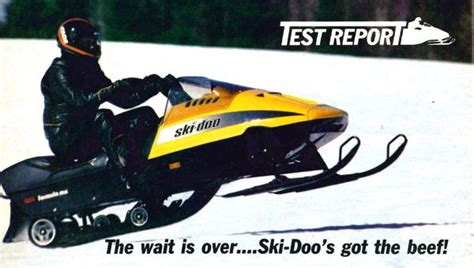 Sg Original Review Of The First Ski Doo Formula Mx Snowgoer