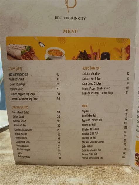 Menu At Tasty Paradise Veg And Non Veg Restaurant In Malleswaram