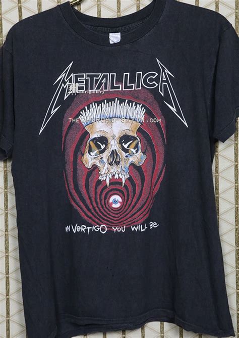 Metallica Tour T Shirt Vintage Rare Faded Black Tee Shirt In Etsy