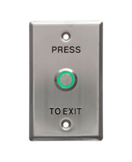 Dr Lock Shop Acss Exit Button Wel1911 Ip65 Brushed Illuminated Large