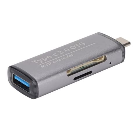 HURRISE Adaptateur USB C Lecteur De Carte Type C Adaptateur De Carte De