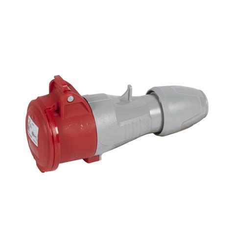 Base aérea P17 PRO 3P T 16A 380 415 V IP44 Color rojo 555108