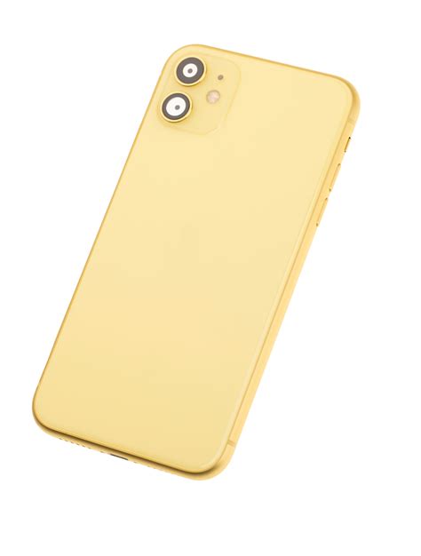 Iphone 11 Rear Housing With Small Parts Yellow Cellparts