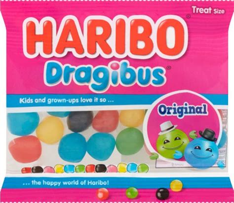 Haribo Dragibus Mini Uitdeelzakjes 14 X 25g Bol