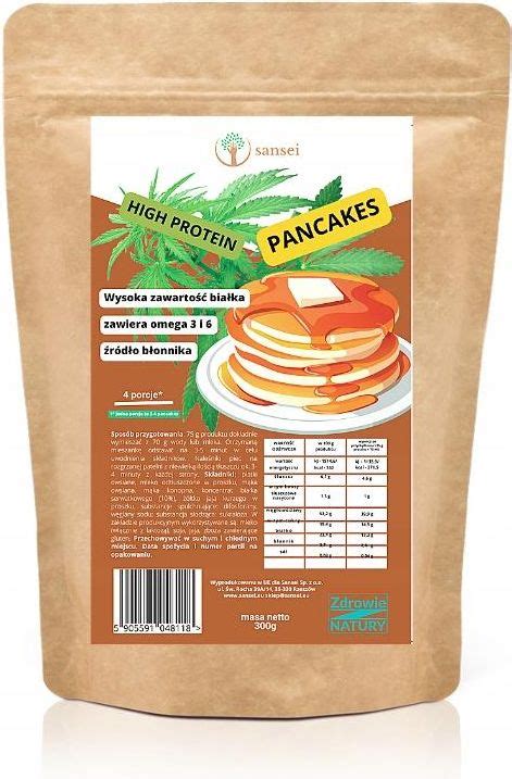 Protein Konopny Pancakes Bia Kowe Nale Niki Sansei Ceny I Opinie