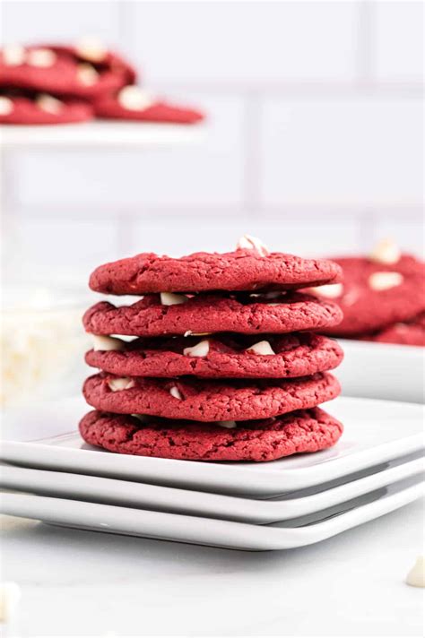 Red Velvet Cake Mix Cookies Easy 5 Ingredient Recipe