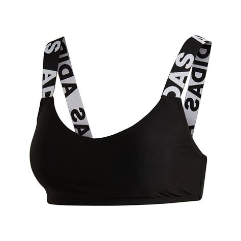 Adidas Performance Bustier Bikini Top Branded Beach Bikinioberteil