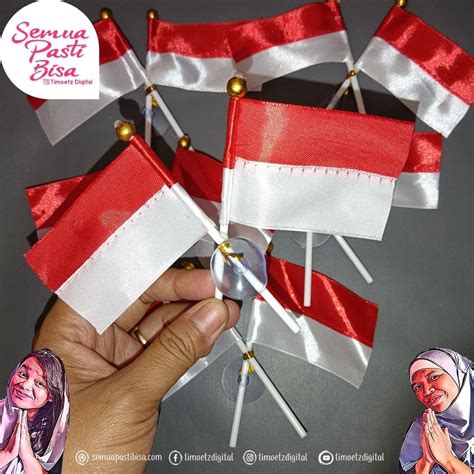 Jual Bendera Merah Putih Tempel Kaca Mobil Aksesoris Hut Ri Shopee