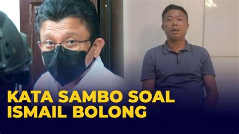 Begini Kata Ferdy Sambo Saat Ditanya Soal Kasus Tambang Ilegal Ismail