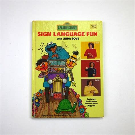 Sesame Street Sign Language Fun by Linda Bove 1980