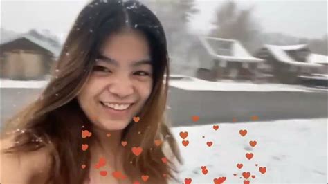 My First Snowfall ️⛄️ Experience Welcome To Canada 🍁🇨🇦 Youtube