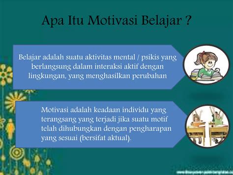 Motivasi Belajar Ppt