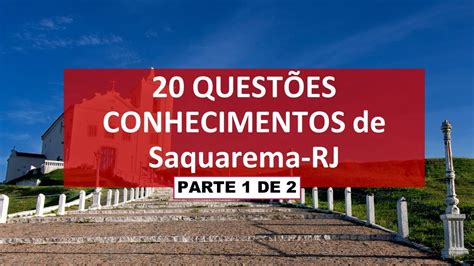 Aula Quest Es De Conhecimentos Sobre O Munic Pio De Saquarema