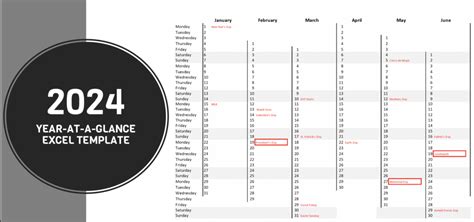 How to Plan 2024: Annual Calendar Excel Tool - Jamie J Griffin